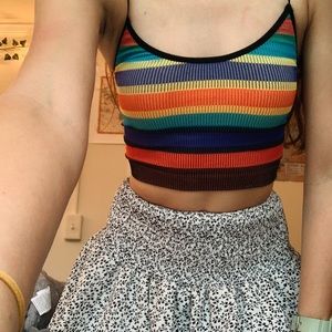 Multicolor Urban Outfitters Crop Top